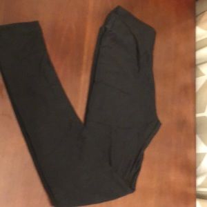 Black Lularoe Leggings- OS